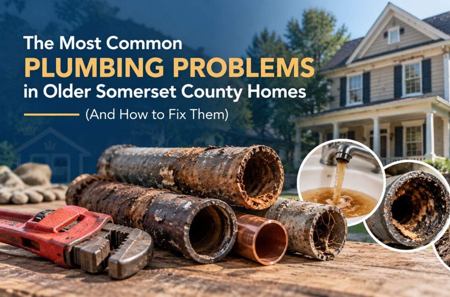The Most Common Plumbing Problems in Older Somerset County Homes (And How to Fix Them)